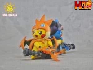 Pokemon Sun Studio Pikachu Cos XY Charizard Resin Statue