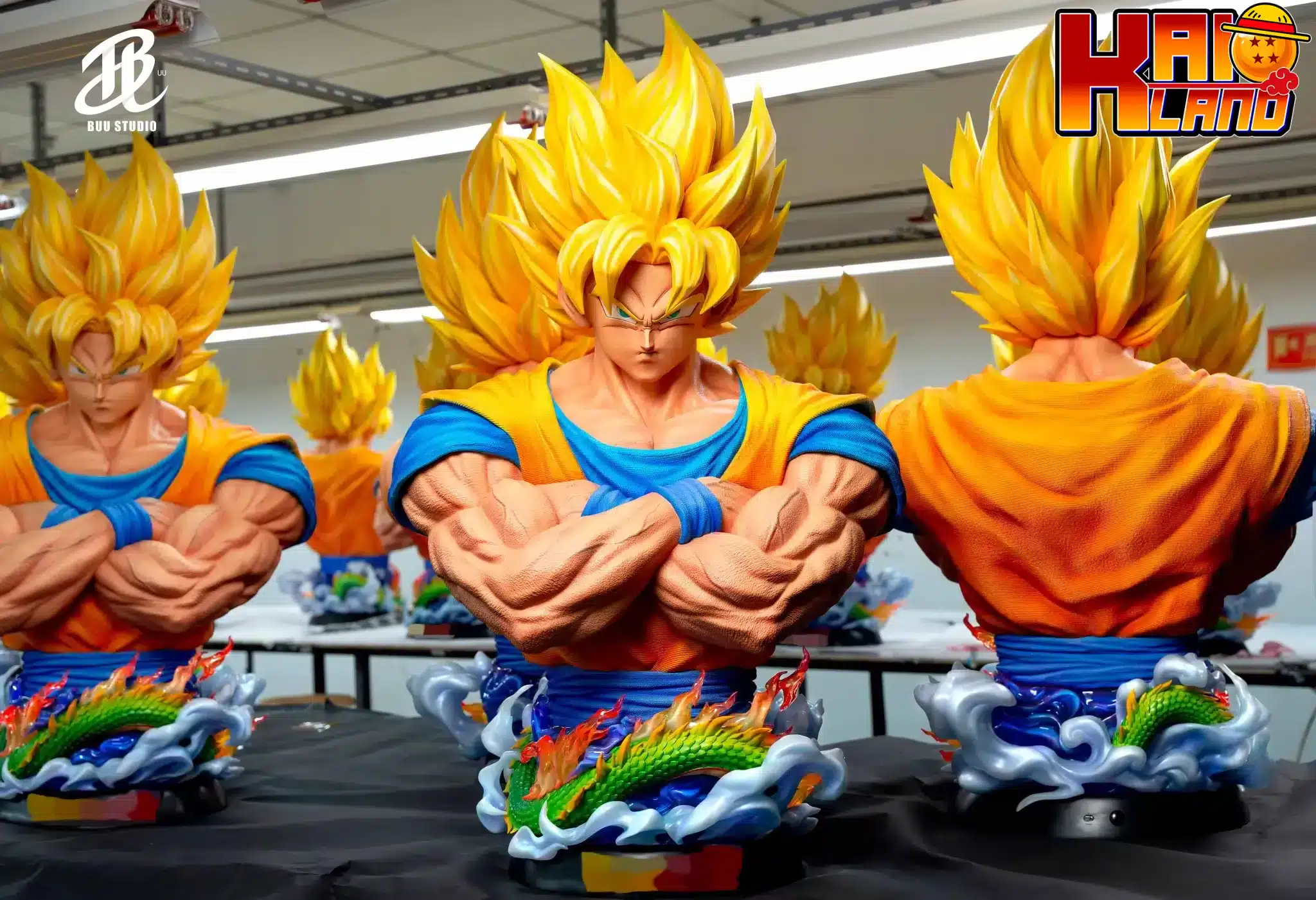 Dragon Ball BUU Studio Goku Bust Resin Statue