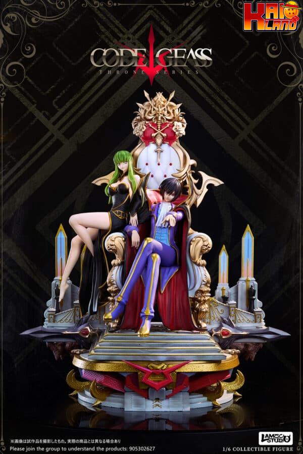 Code Geass Lamzc Studio Lelouch of the Rebellion Lelouch Lamperouge X CC Resin Statue 1