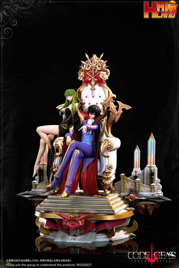 Code Geass Lamzc Studio Lelouch of the Rebellion Lelouch Lamperouge X CC Resin Statue 5