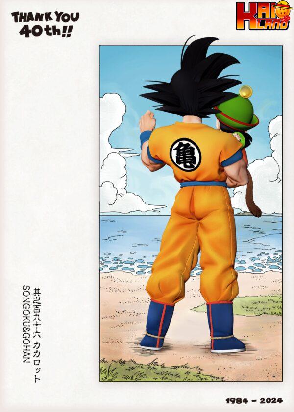 Dragon Ball Infinite Studio Son Goku x Son Gohan Resin Statue 6