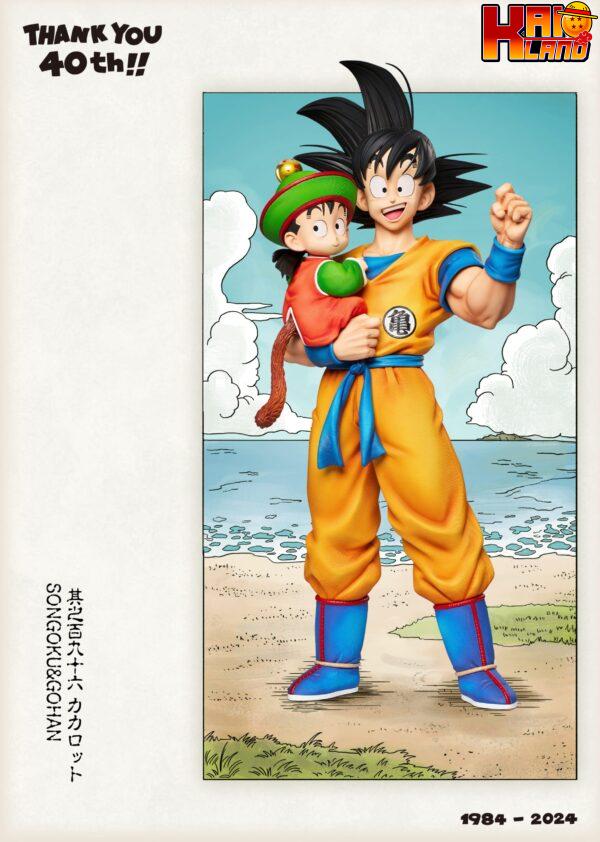 Dragon Ball Infinite Studio Son Goku x Son Gohan Resin Statue 7