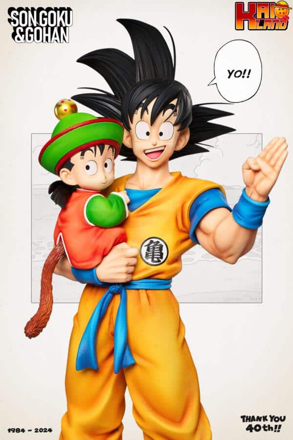 Dragon Ball Infinite Studio Son Goku x Son Gohan Resin Statue 9