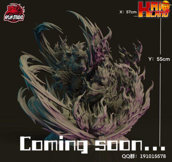 Dragon Ball Kylin studio Ultra Instinct Kakarot x Vegeta Ultra Ego Resin Statue 2