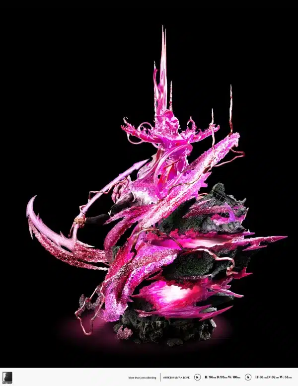 Dragon Ball Last Sleep Studio Goku Rose Resin Statue 2 1