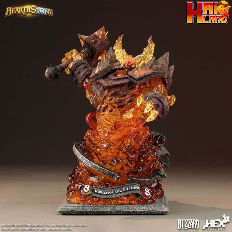 HearthStone Heroes of Warcraft HEX Studio Ragnaros the Firelord Licensed Resin Statue