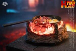 Howls Moving Castle Rising Sun Studio Calcifer Resin Statue