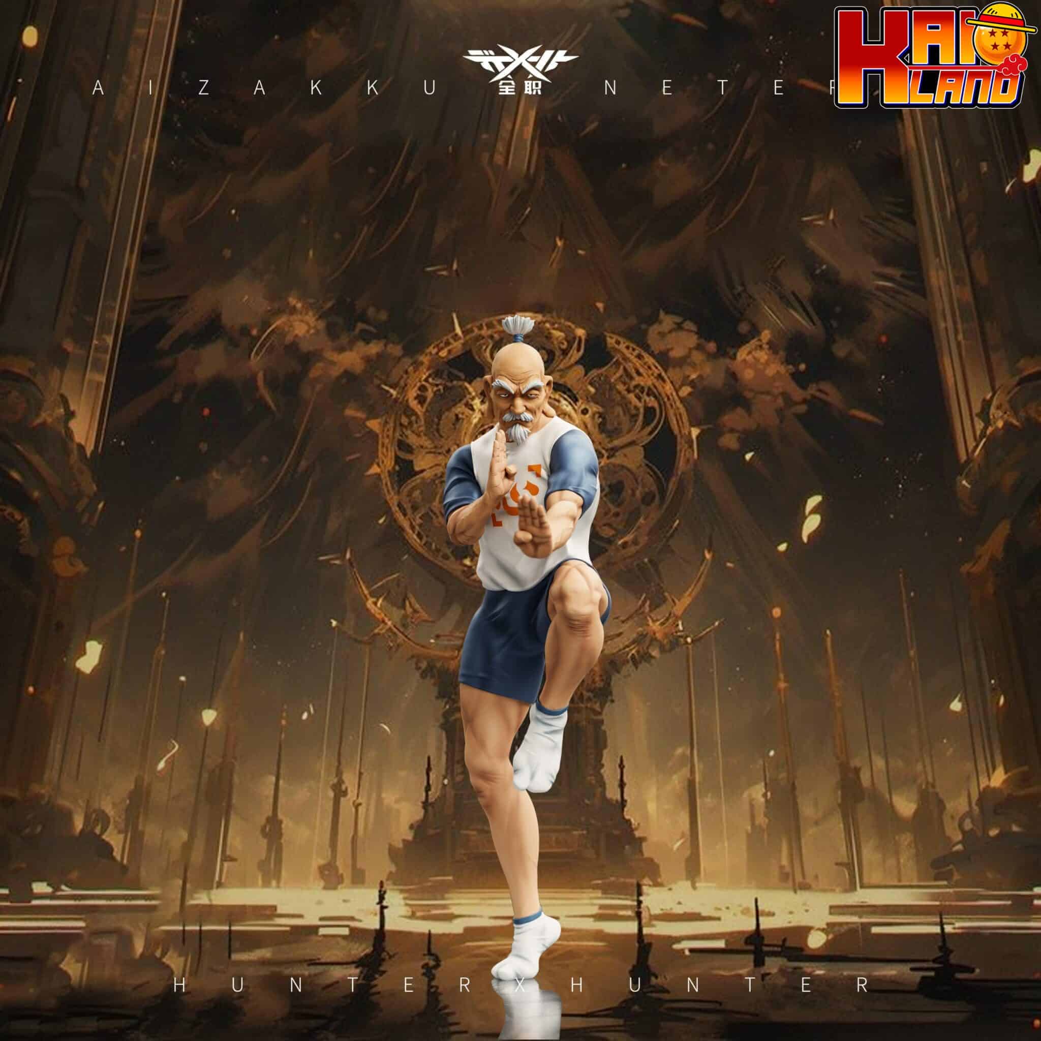 Hunter x Hunter Qvan Zhi Studio Isaac Netero Resin Statue