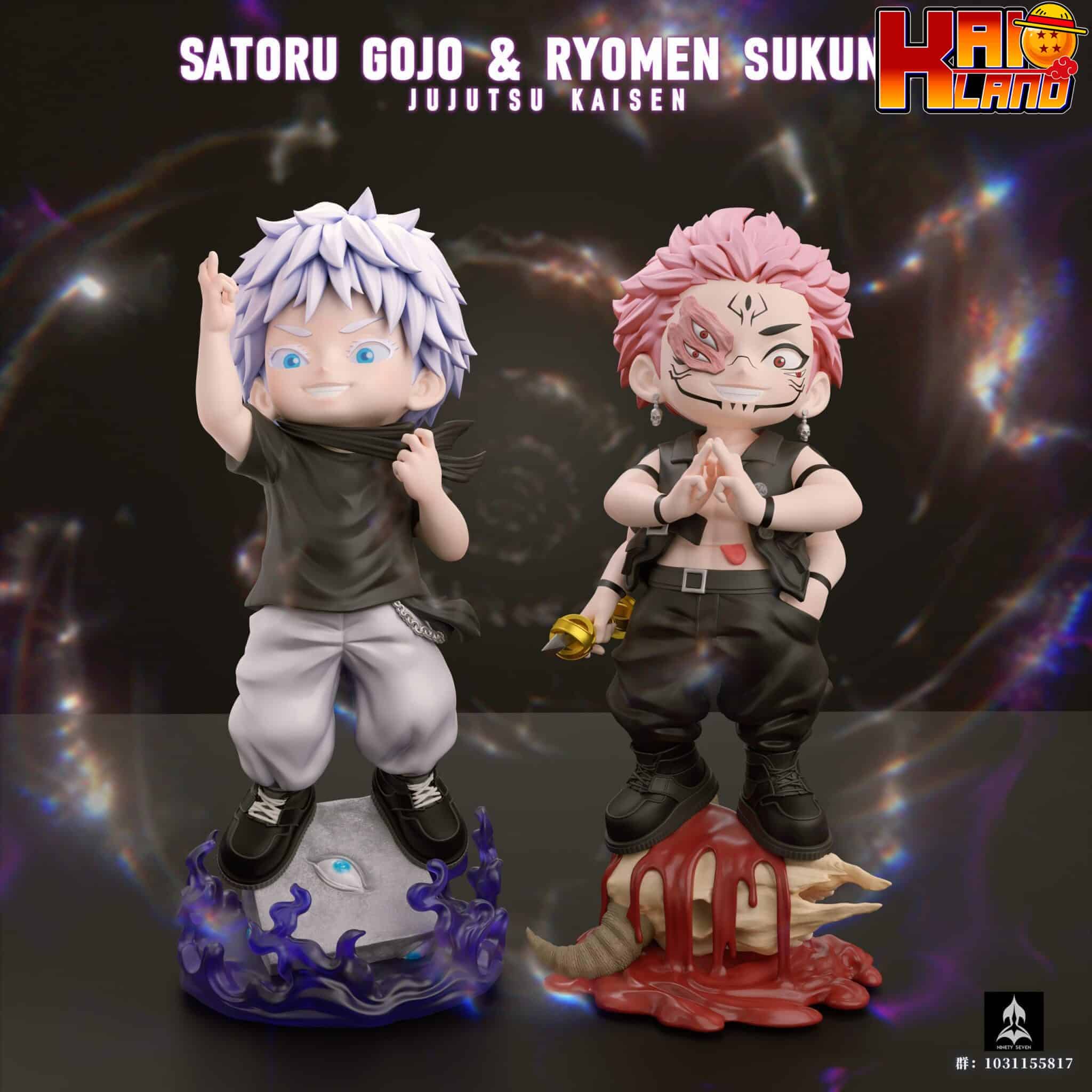 Jujutsu Kaisen Ninety Seven Studio Sukuna x Satoru Gojo Resin Statue