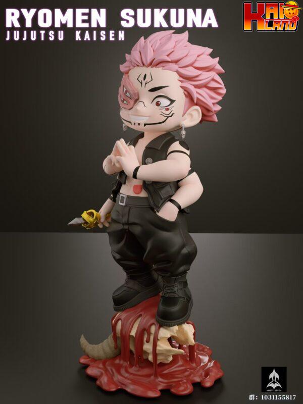 Jujutsu Kaisen Ninety Seven Studio Chibi Sukuna x Satoru Gojo Resin Statue 4
