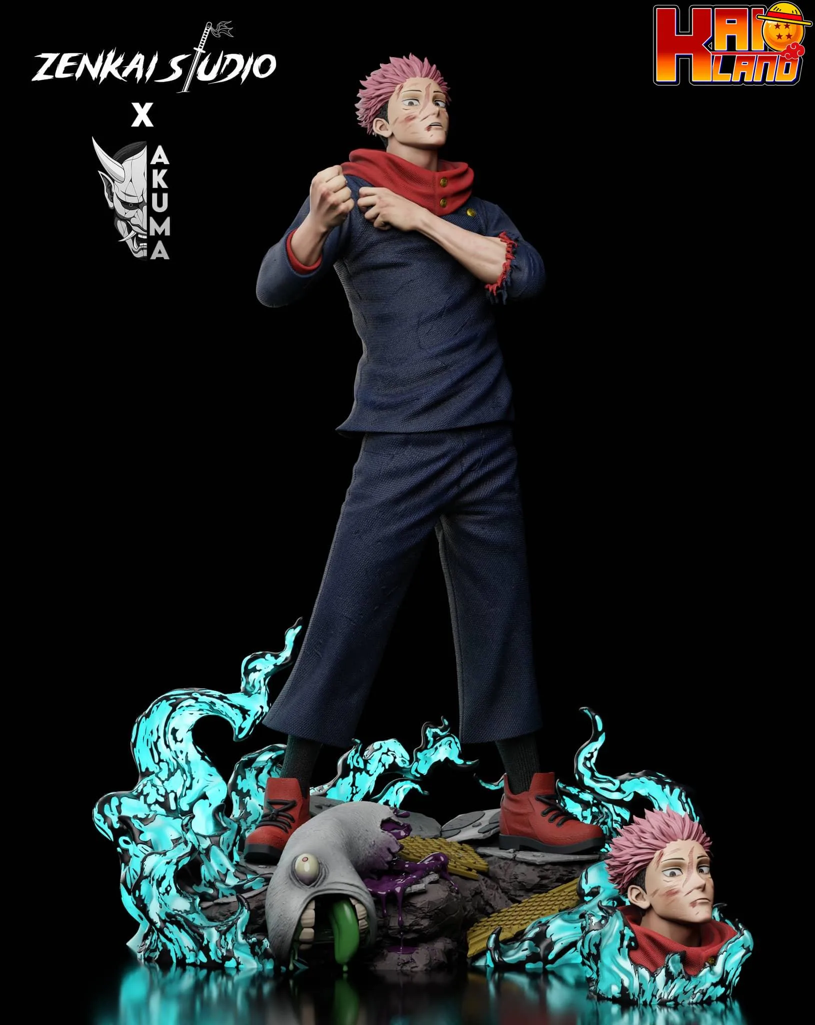 Jujutsu Kaisen Zenkai Studio Yuji Itadori Resin Statue