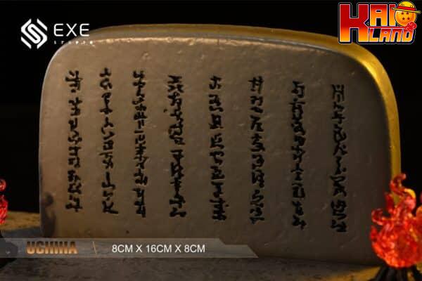 Naruto EXE Studio Uchiha clan Stone Tablet Resin Statue 2