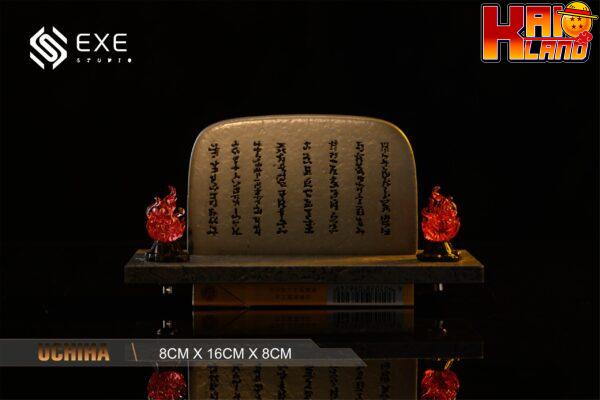 Naruto EXE Studio Uchiha clan Stone Tablet Resin Statue 4