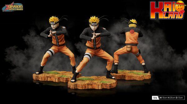 Naruto QiYuan Studio Kage Bunshin no Jutsu Skill Uzumaki Naruto Resin Statue 1