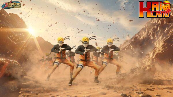 Naruto QiYuan Studio Kage Bunshin no Jutsu Skill Uzumaki Naruto Resin Statue 2