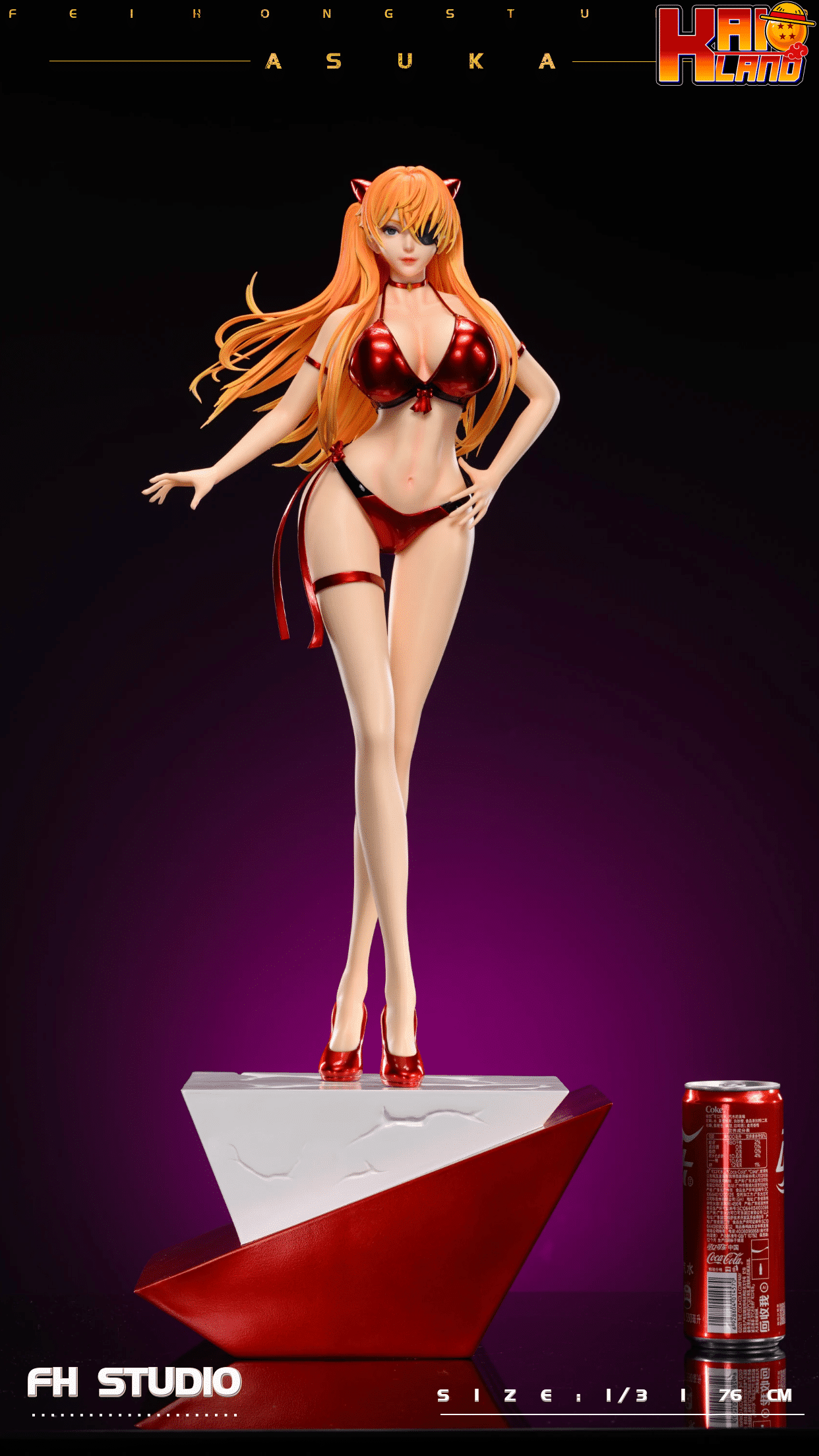 Neon Genesis Evangelion FH Studio Soryu Asuka Langley Resin Statue