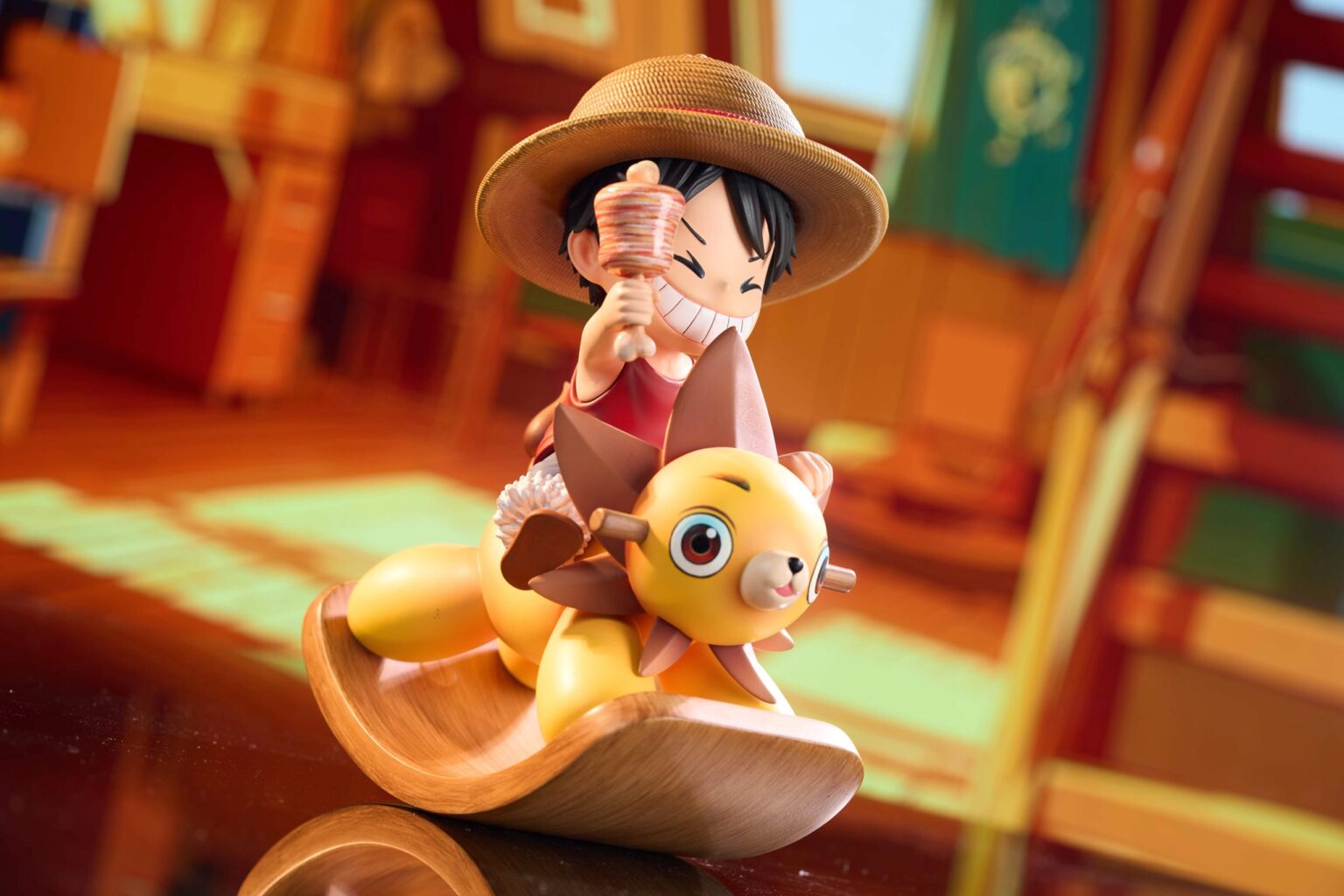 One Piece Coco Studio Childhood Monkey D Luffy Resin Statue - Kaioland