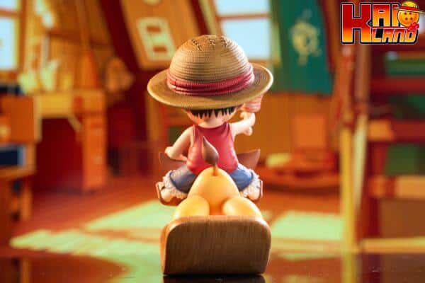 One Piece Coco Studio Childhood Monkey D Luffy Resin Statue 5