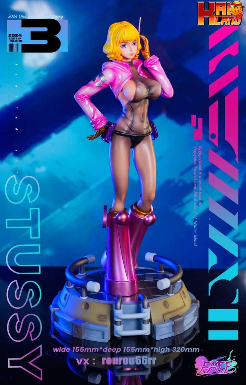 One Piece Face Studio Stussy Resin Statue