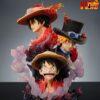 One Piece Fengyun Studio Three Brothers Portgas D Ace x Monkey D Luffy x Sabo Resin Statue 1