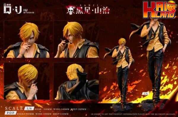 One Piece LQ Studio x IU Studio Vinsmoke Sanji Resin Statue 0