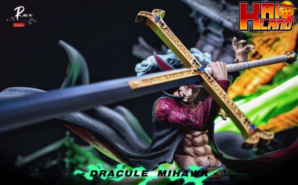One Piece Rain studio Dracule Mihawk Resin Statue 3