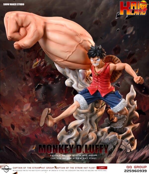 One Piece ShowMaker Studio Third Gear Big Fist Monkey D Luffy ​ Resin Statue 1