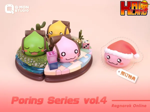 Ragnarok QMON Studio Poring Resin Statue 1