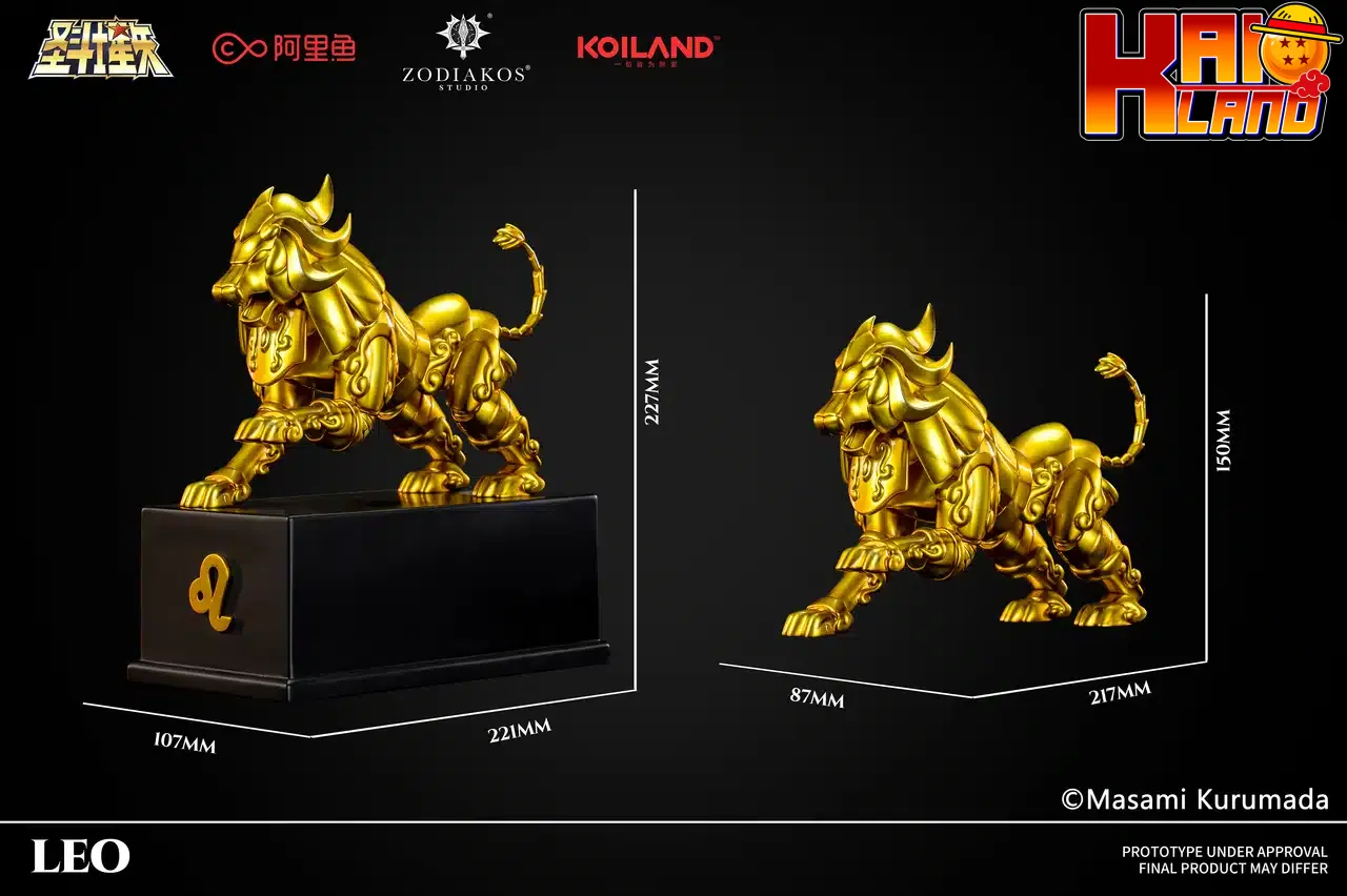 Saint Seiya Zodiakos Studio Leo Cloth Licensed Resin Statue