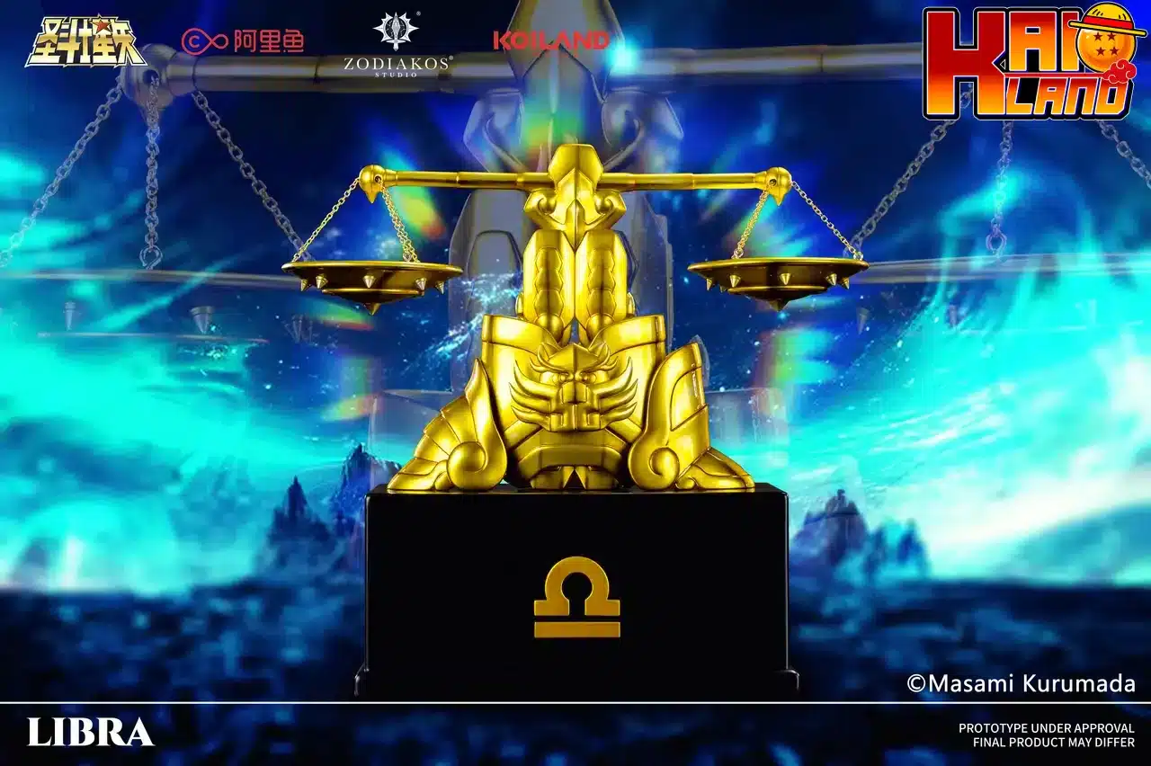 Saint Seiya Zodiakos Studio Libra Cloth Licensed Resin Statue