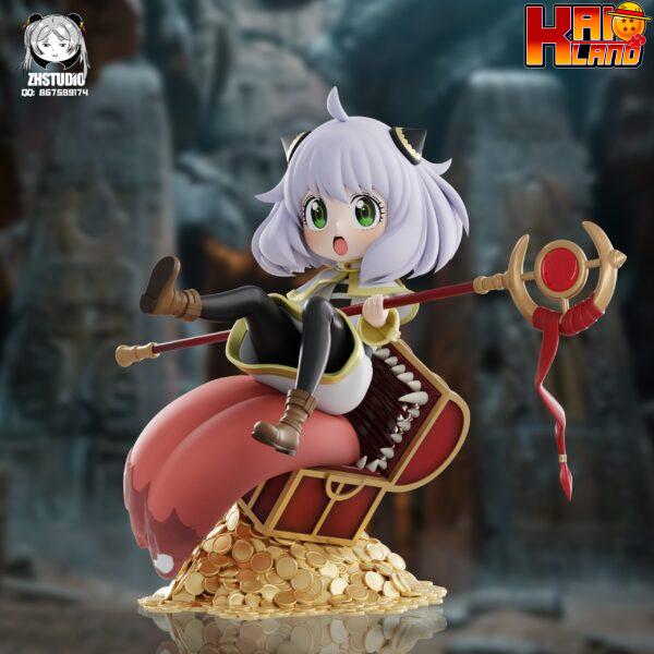 Spy × Family ZH Studio Anya COS Treasure Chest Frieren Resin Statue 2