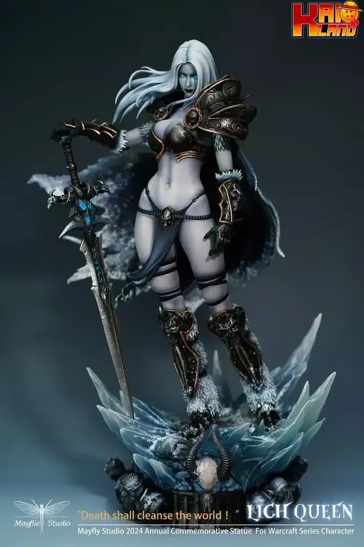 World of Warcraft Mayflies Studio Lich Queen Resin Statue