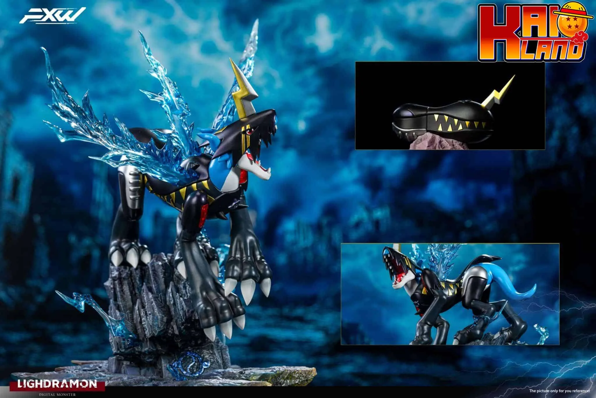 Digimon FXW Studio Lighdramon Resin Statue