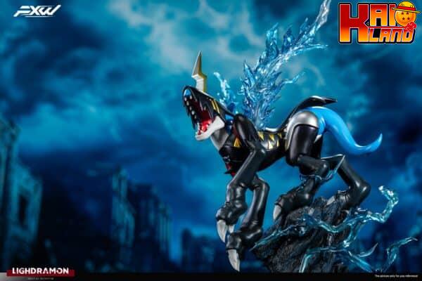 Digimon FXW Studio Lighdramon Resin Statue 2