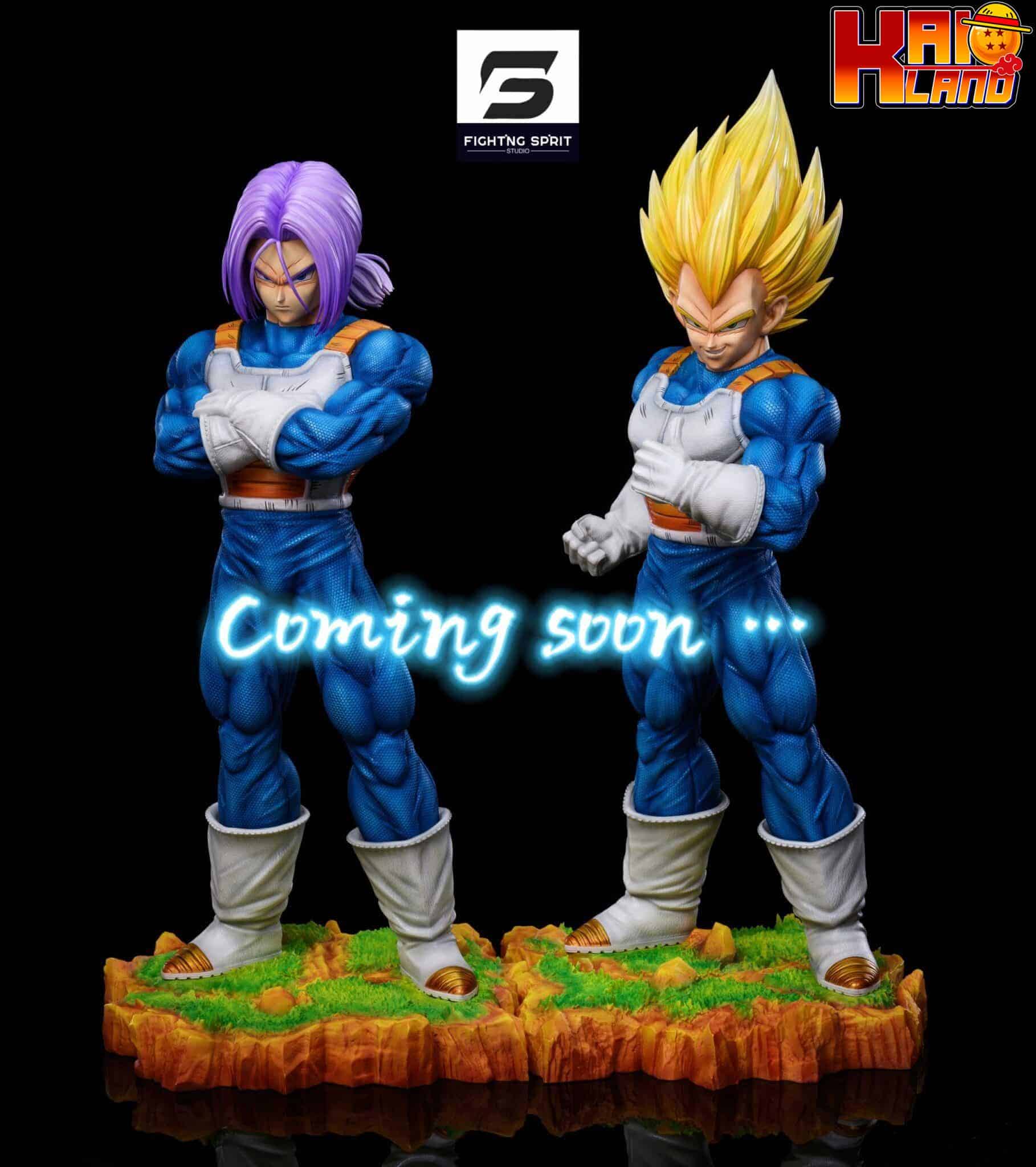 Dragon Ball Fighting Sprit Studio Trunks x Vegeta Resin Statue