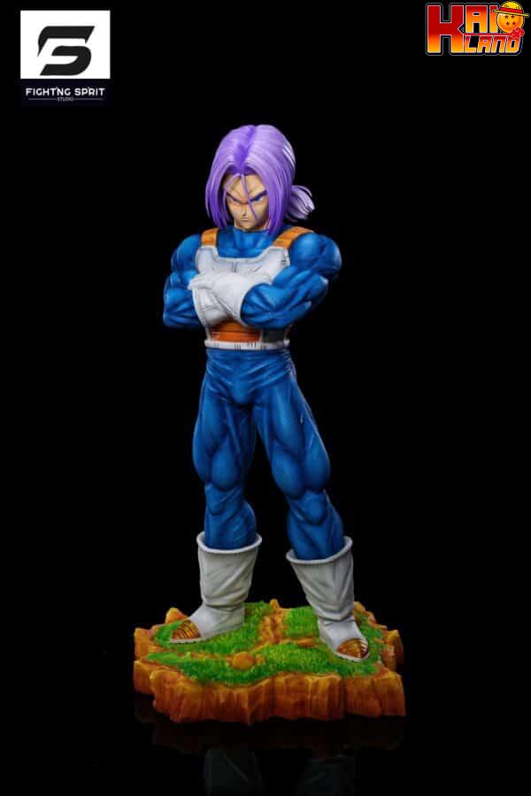 Dragon Ball Fighting Sprit Studio Trunks x Vegeta Resin Statue 3