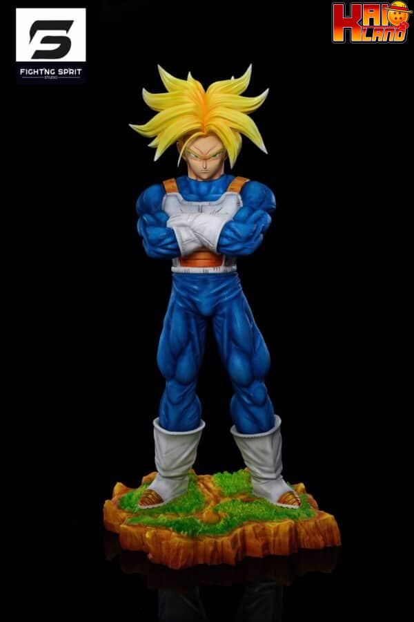 Dragon Ball Fighting Sprit Studio Trunks x Vegeta Resin Statue 4
