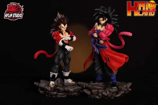 Dragon Ball Kylin Studio SS4 Goku x Vegeta Resin Statue 1 1