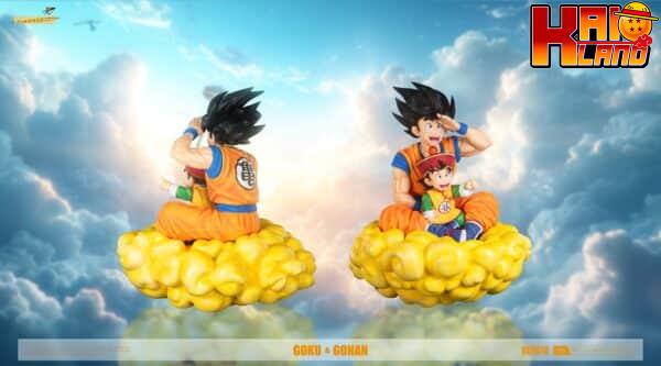 Dragon Ball YinQing Studio Goku x Gohan Resin Statue 2 min