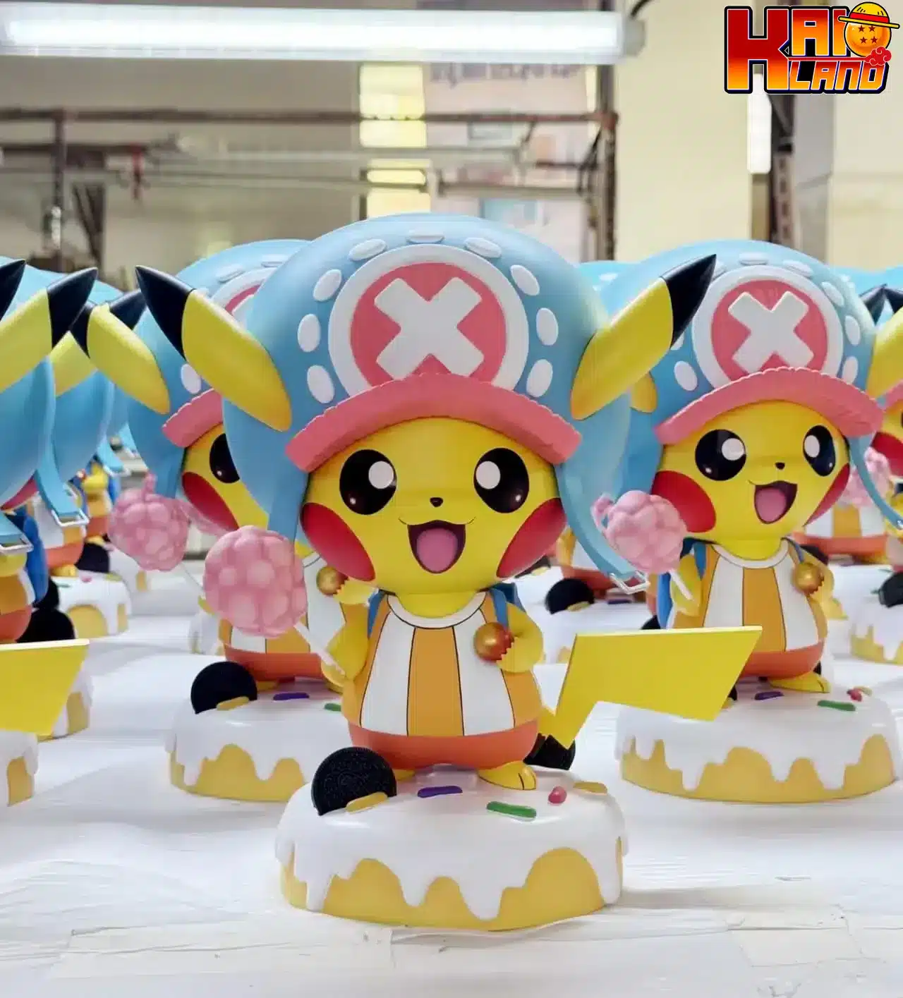 Pokemon EGG x Cheese Studio Pikachu cos Chopper Resin Statue