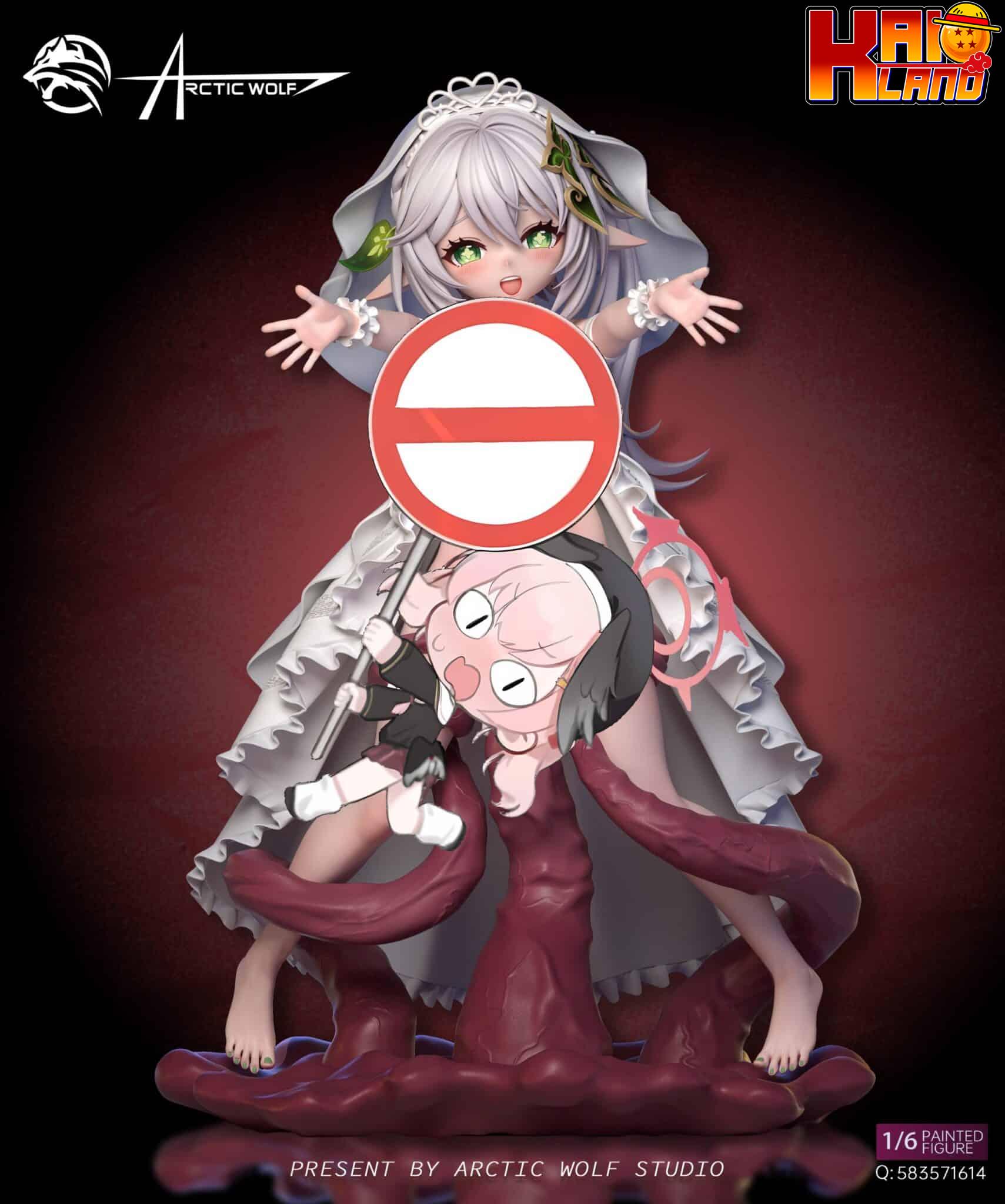 Genshin Impact Arctic Wolf Studio Tentacle Nahida Resin Statue