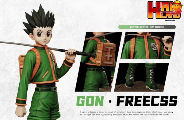 Hunter x Hunter Cross Studio Fishing Rod Gon Freecss Resin Statue 5