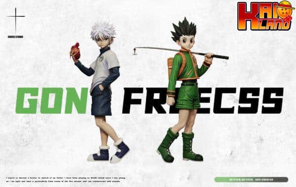 Hunter x Hunter Cross Studio Fishing Rod Gon Freecss Resin Statue 6