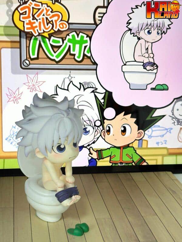 Hunter x Hunter Mini Studio Toilet Little Killua Resin Statue 5
