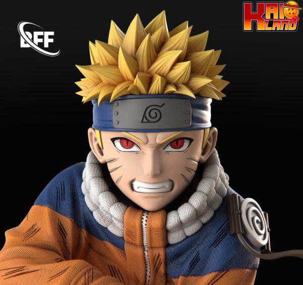 Naruto BFF Studio Crouching Uzumaki Naruto Resin Statue 4