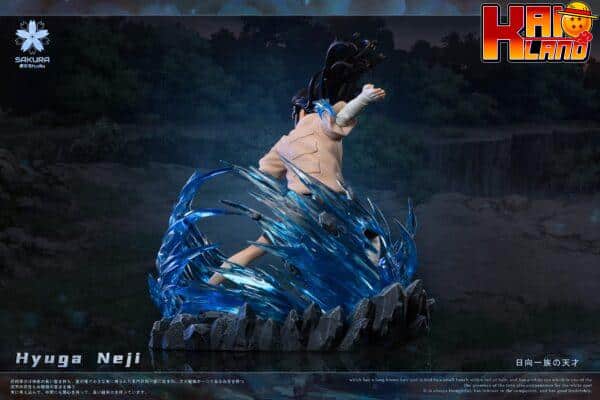 Naruto Sakura Studio Neji Hyuga Resin Statue 4