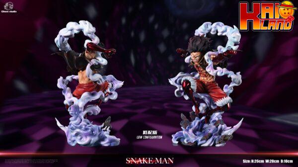 One Piece Ghost Studio Gear 4 Snake Man Luffy Resin Statue 3