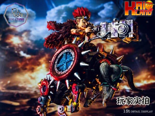 One Piece MDS Studio Electromagnetic Gun Eustass Kid Resin Statue 3
