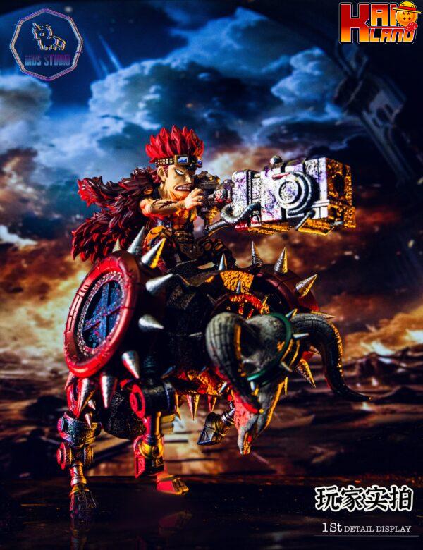 One Piece MDS Studio Electromagnetic Gun Eustass Kid Resin Statue 4
