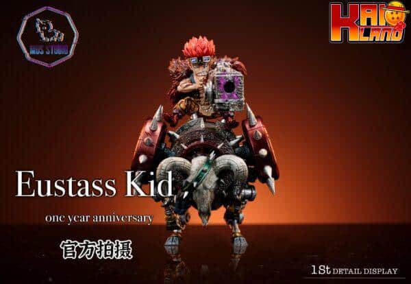 One Piece MDS Studio Electromagnetic Gun Eustass Kid Resin Statue 5